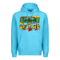 Ocean Blue softball brother Premium Hoodie - Zillion Design Studio