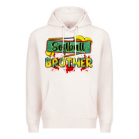 Pale Pink softball brother Premium Hoodie - Zillion Design Studio