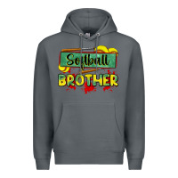 Rock softball brother Premium Hoodie - Zillion Design Studio