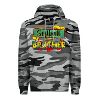 Slate Camo softball brother Premium Hoodie - Zillion Design Studio