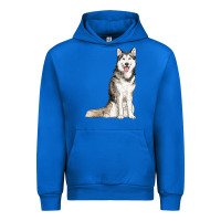 Cobalt husky Urban Hoodie - RanaPortraitStore