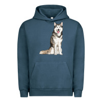 Pigment Midnight Navy husky Urban Hoodie - RanaPortraitStore