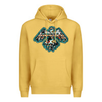 Antique Gold western thunderbird Premium Hoodie - RanaPortraitStore