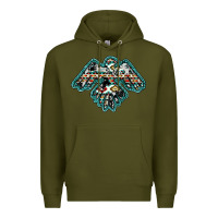 Army Green western thunderbird Premium Hoodie - RanaPortraitStore