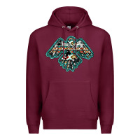 Burgundy western thunderbird Premium Hoodie - RanaPortraitStore