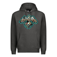Charcoal Heather western thunderbird Premium Hoodie - RanaPortraitStore