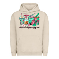 Pigment French Oak certified nursing assistant coffee cups Urban Hoodie - Zillion Design Studio