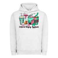 Pigment Lunar Rock certified nursing assistant coffee cups Urban Hoodie - Zillion Design Studio