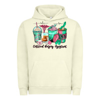 Pigment Pistachio certified nursing assistant coffee cups Urban Hoodie - Zillion Design Studio