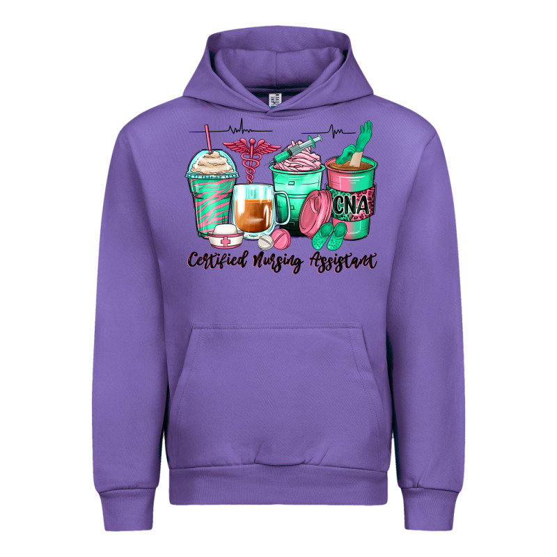 Certified Nursing Assistant Coffee Cups Urban Hoodie by Zillion Design Studio | Teevron
