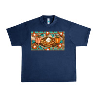 Navy pumpkin pie Urban Heavy Tee - Artiststas