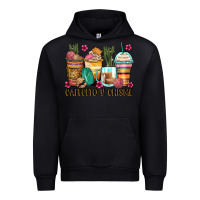 Black cafecito y chisme coffee cups Urban Hoodie - Zillion Design Studio