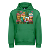 Emerald cafecito y chisme coffee cups Urban Hoodie - Zillion Design Studio