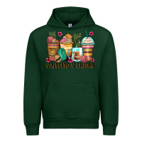Forest Green cafecito y chisme coffee cups Urban Hoodie - Zillion Design Studio