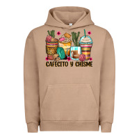 Pigment Burro cafecito y chisme coffee cups Urban Hoodie - Zillion Design Studio
