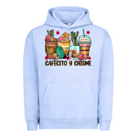 Pigment Grape Ice cafecito y chisme coffee cups Urban Hoodie - Zillion Design Studio