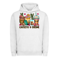 Pigment Lunar Rock cafecito y chisme coffee cups Urban Hoodie - Zillion Design Studio