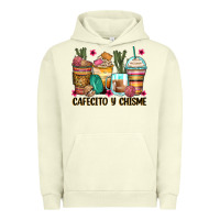Pigment Pistachio cafecito y chisme coffee cups Urban Hoodie - Zillion Design Studio