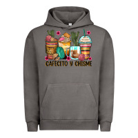 Pigment Tornado cafecito y chisme coffee cups Urban Hoodie - Zillion Design Studio