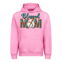 Fuchsia Pink western blessed mom with baseball Urban Hoodie - texasbilliewilder