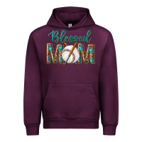 Mauve Wine western blessed mom with baseball Urban Hoodie - texasbilliewilder