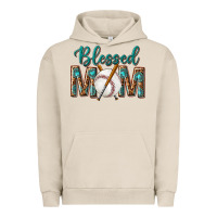 Pigment French Oak western blessed mom with baseball Urban Hoodie - texasbilliewilder