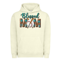 Pigment Pistachio western blessed mom with baseball Urban Hoodie - texasbilliewilder