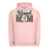 Pigment Salmon western blessed mom with baseball Urban Hoodie - texasbilliewilder