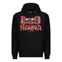 Black football nana with leopard Premium Hoodie - Zillion Design Studio