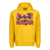Lemon football nana with leopard Premium Hoodie - Zillion Design Studio