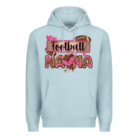 Blue Mist football nana with leopard Premium Hoodie - Zillion Design Studio
