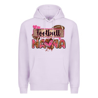 Lilac football nana with leopard Premium Hoodie - Zillion Design Studio