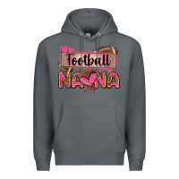 Rock football nana with leopard Premium Hoodie - Zillion Design Studio
