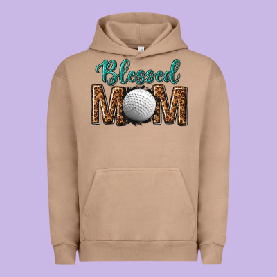 Western Blessed Mom With Hockey Urban Hoodie Designed By Texasbilliewilder