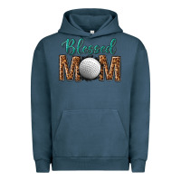 Pigment Midnight Navy western blessed mom with hockey Urban Hoodie - texasbilliewilder