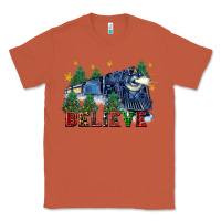 Copper believe polar express christmas trees Classic Tee - FaDigitalArtStudio