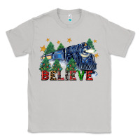 Moon Dust believe polar express christmas trees Classic Tee - FaDigitalArtStudio