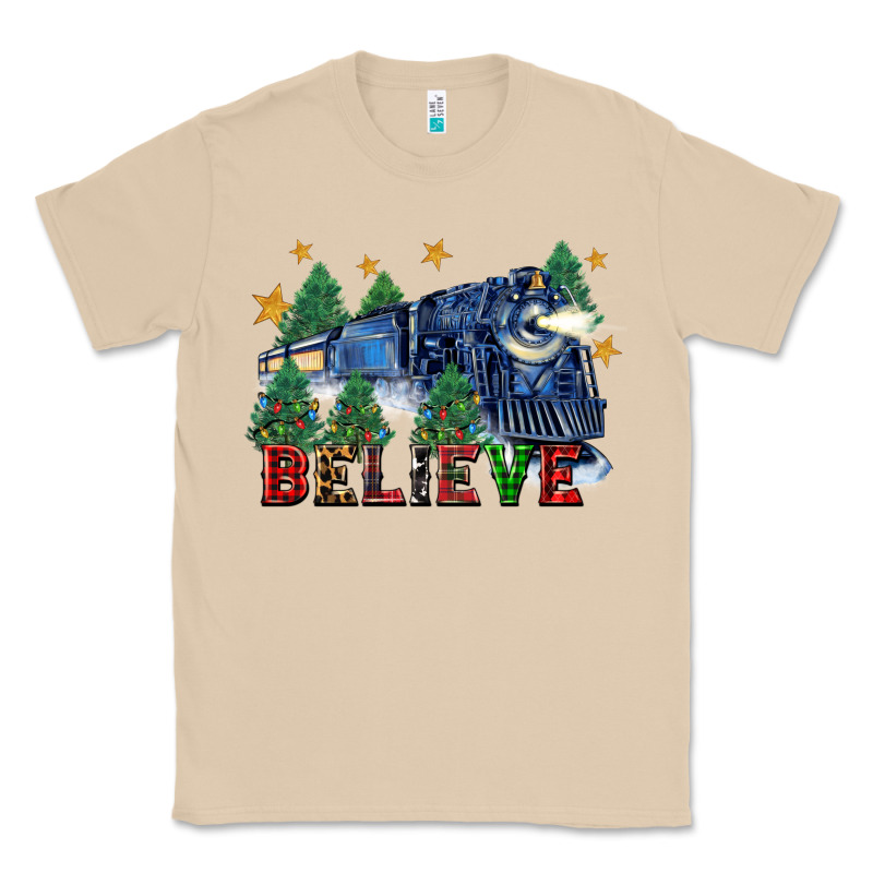 Believe Polar Express Christmas Trees Classic Tee by FaDigitalArtStudio | Teevron