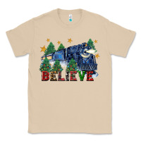 Mushroom believe polar express christmas trees Classic Tee - FaDigitalArtStudio