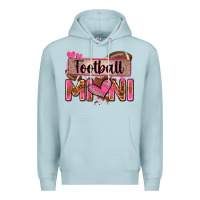 Blue Mist football mini with leopard Premium Hoodie - Zillion Design Studio