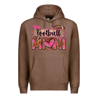 Chestnut football mini with leopard Premium Hoodie - Zillion Design Studio