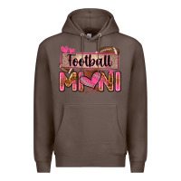 Coffee football mini with leopard Premium Hoodie - Zillion Design Studio