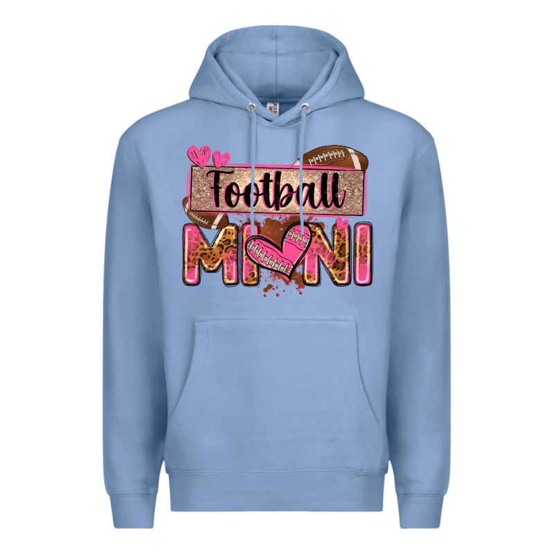 Football Mini With Leopard Premium Hoodie by Zillion Design Studio | Teevron