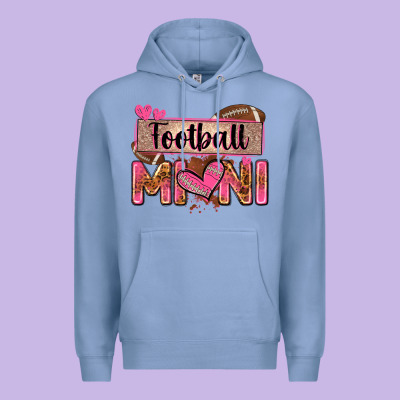 Football Mini With Leopard Premium Hoodie Designed By Zillion Design Studio