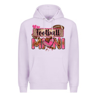 Lilac football mini with leopard Premium Hoodie - Zillion Design Studio
