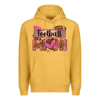 Mustard football mini with leopard Premium Hoodie - Zillion Design Studio