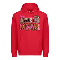 Red football mini with leopard Premium Hoodie - Zillion Design Studio