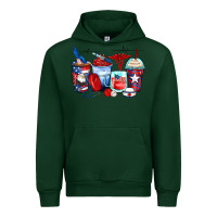 Forest Green American nurse coffee cups Urban Hoodie - Zillion Design Studio