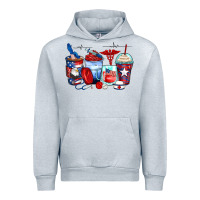 Heather Grey American nurse coffee cups Urban Hoodie - Zillion Design Studio