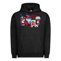Pigment Black American nurse coffee cups Urban Hoodie - Zillion Design Studio